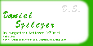 daniel szilczer business card